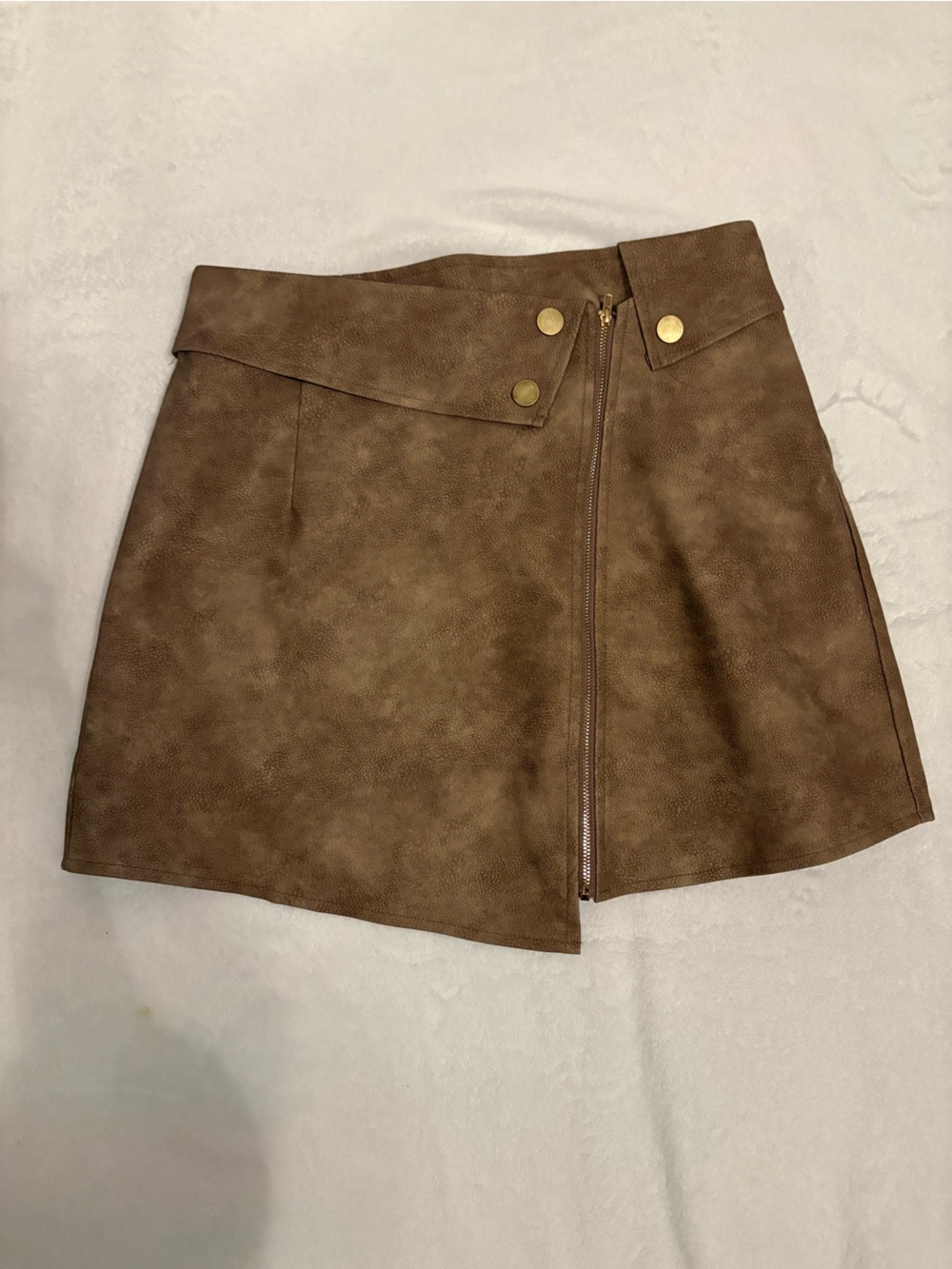 Brown Mini Skirt